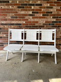 Three Seat Antique Folding Bench