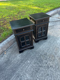 Cute Black Night Stand Set