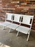 Three Seat Antique Folding Bench