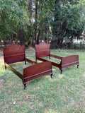 Victorian Ball & Claw Twin Bed Set