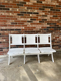 Three Seat Antique Folding Bench