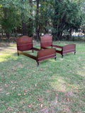 Victorian Ball & Claw Twin Bed Set