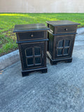 Cute Black Night Stand Set