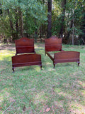 Victorian Ball & Claw Twin Bed Set