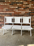 Three Seat Antique Folding Bench