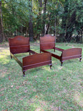 Victorian Ball & Claw Twin Bed Set