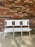 Three Seat Antique Folding Bench