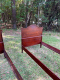 Victorian Ball & Claw Twin Bed Set